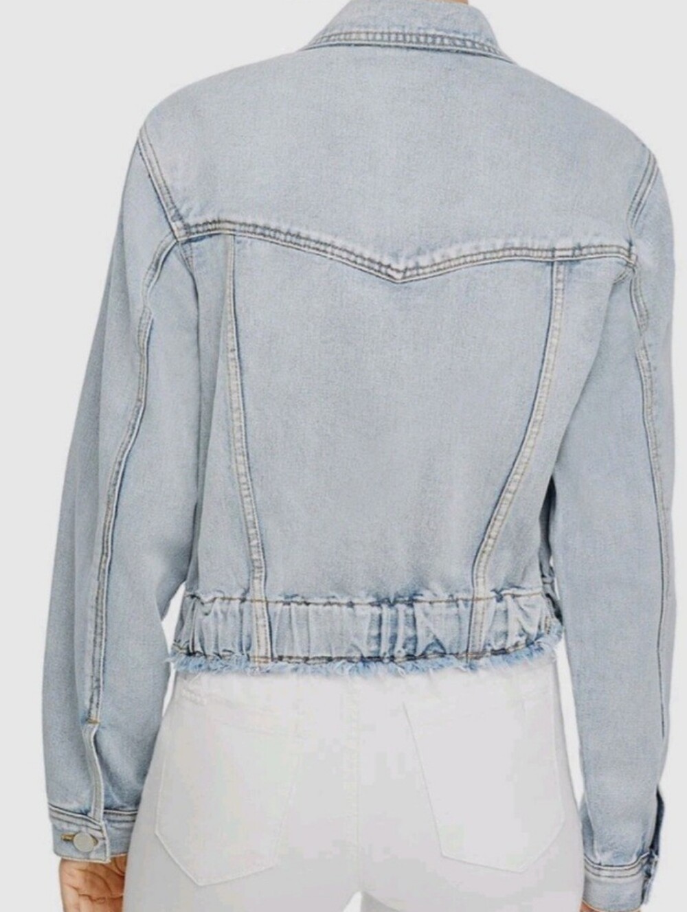 BLANKNYC Light Wash Denim Jacket Size Small 100% Cotton - Picture 2 of 11